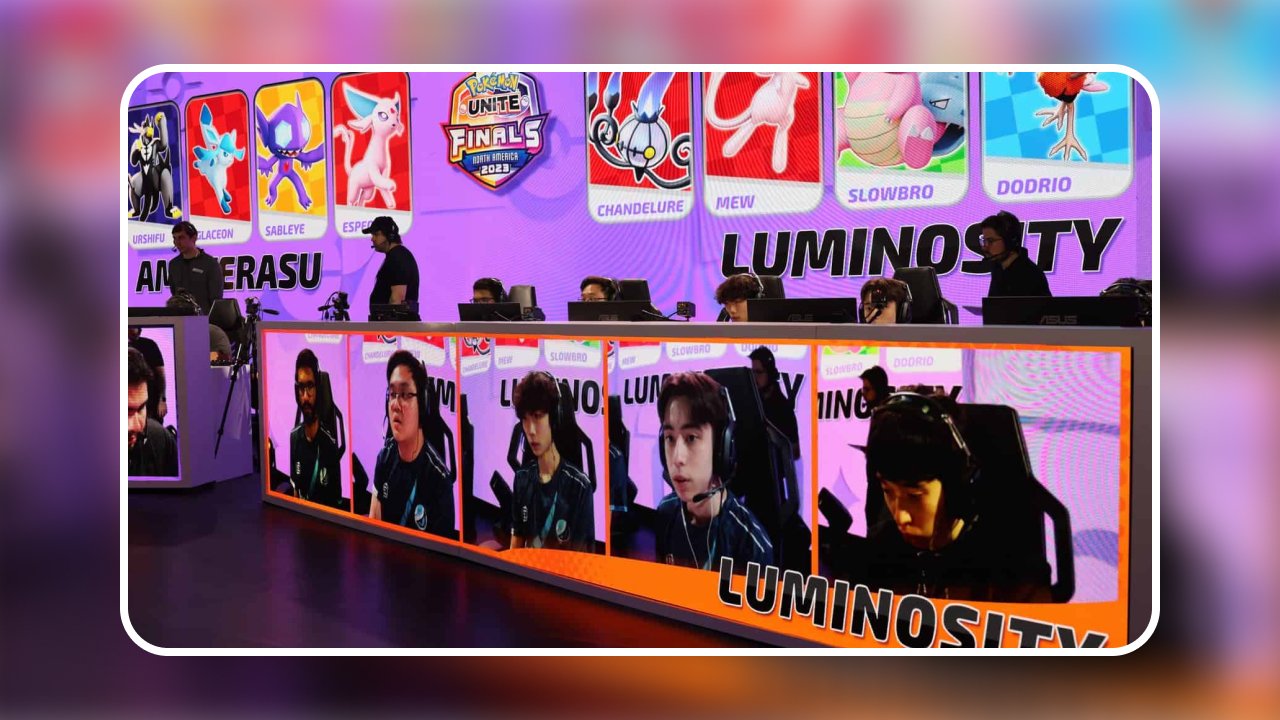 Batalhas em equipes 5 contra 5 no acelerado ritmo do MOBA Pokémon 